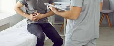 Lumaro-Kombinationstherapie in Wien mit Licht-, Wärme- und Klangtherapie zur Behandlung von Reizblase und Rückenproblemen durch den Urologen.